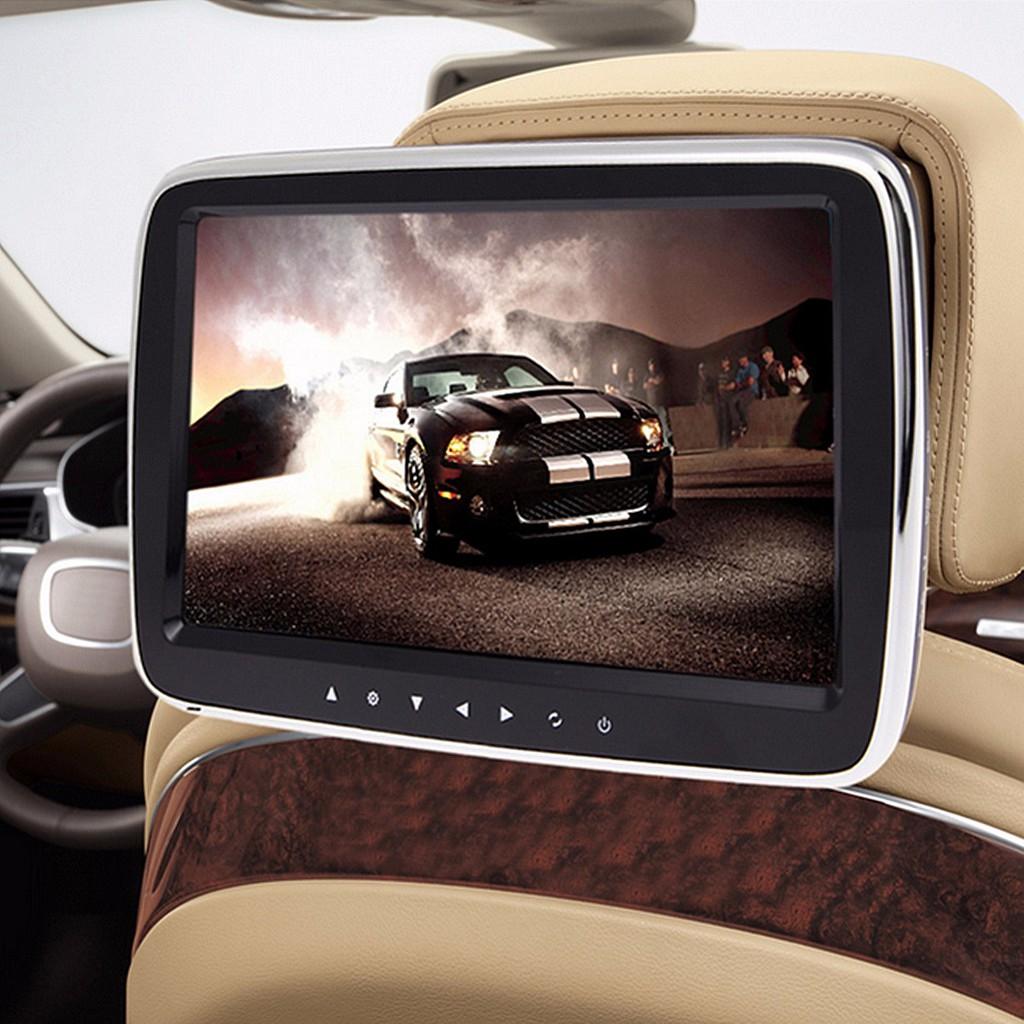 DVD Video Player USB/SD/HDMI/IR/FM TFT LCD Digital Screen Touch Button Game Remote Control 9Inches HD Car Headrest Monitor