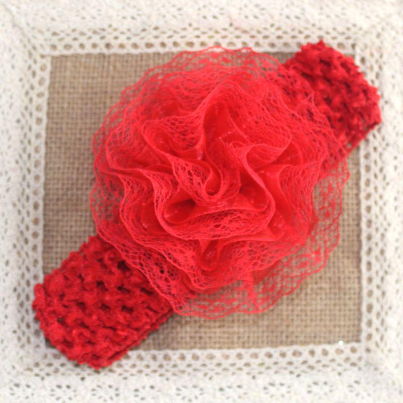Clearance: Lace Flower Baby Headband – Elastic, Stylish for Kids