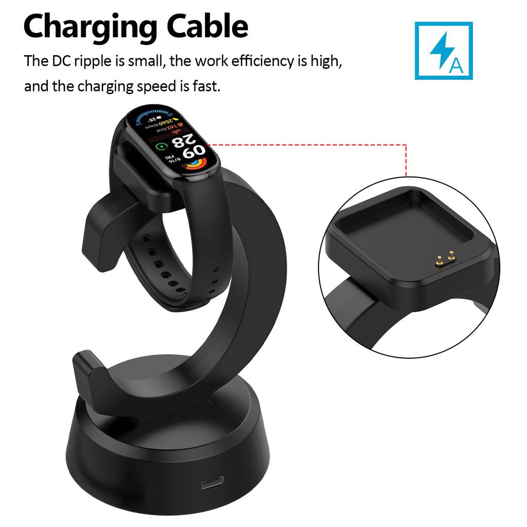 Charger Dock for Xiaomi Smart Band 9/ 8 Active/ 8 Pro Charging Cable Redmi Watch 6/5 Watch 4Watch 3 Lite/ Band 3 Replacement Chargers