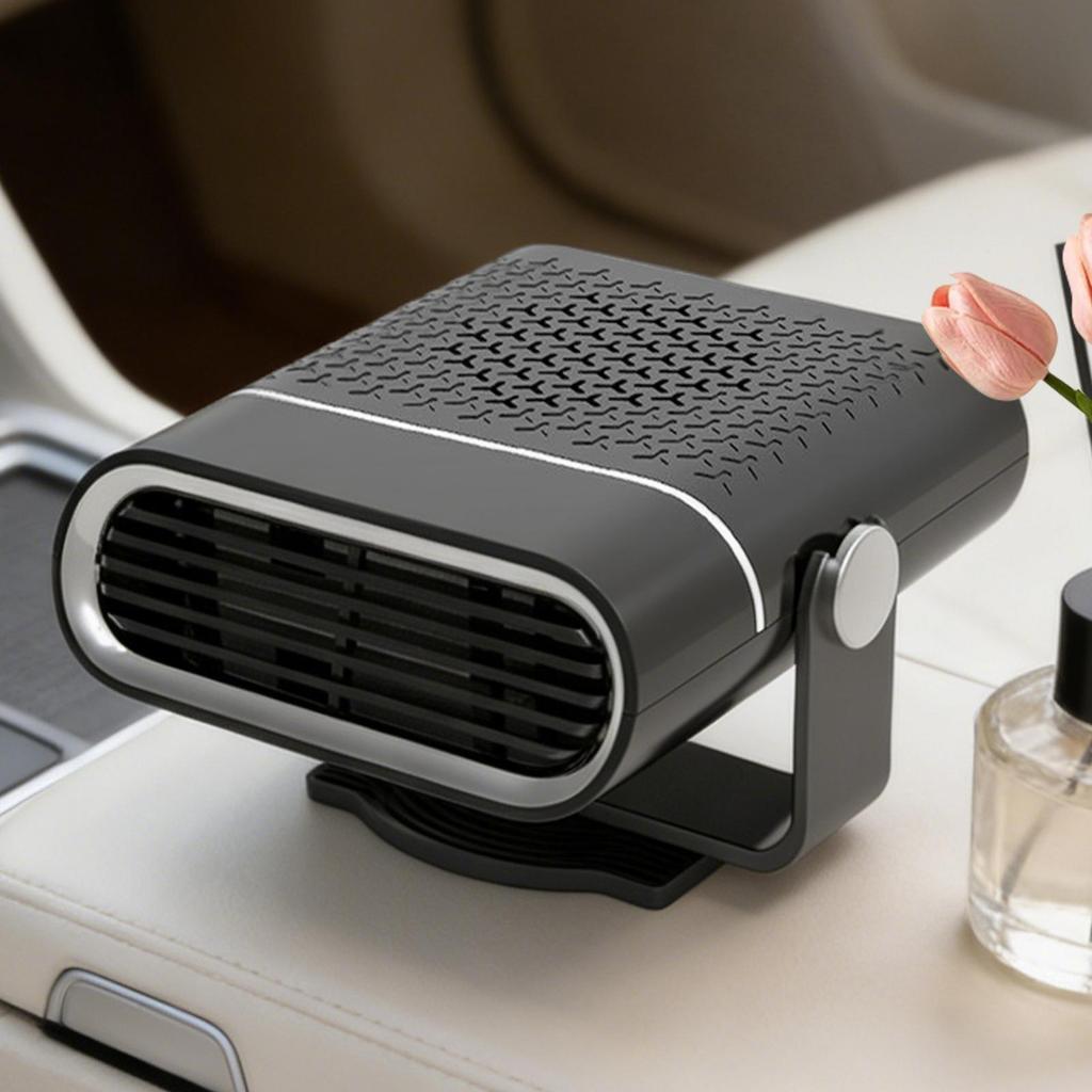 Portable Heater For Car 150W Instant Heating Defroster 360 Degree Rotation 12V Portable Car Heater And Defroster For Indoor