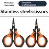 Stainless Steel Fishing Line Scissors With Non Slip Comfort Handle Sharp Durable Blade For Outdoor Fishing Activities