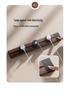 Retro Black Walnut Wood Grain Track Socket with USB Power Strip - Multi-functional British Design