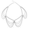 Versatile Metal Rhinestone Tassel Waist & Body Chain for Women 
