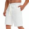 Men's Loose Shorts EU Size Summer Casual Five-point Pants Beach Pants Drawstring Sports Shorts, Men's Fitness Pants