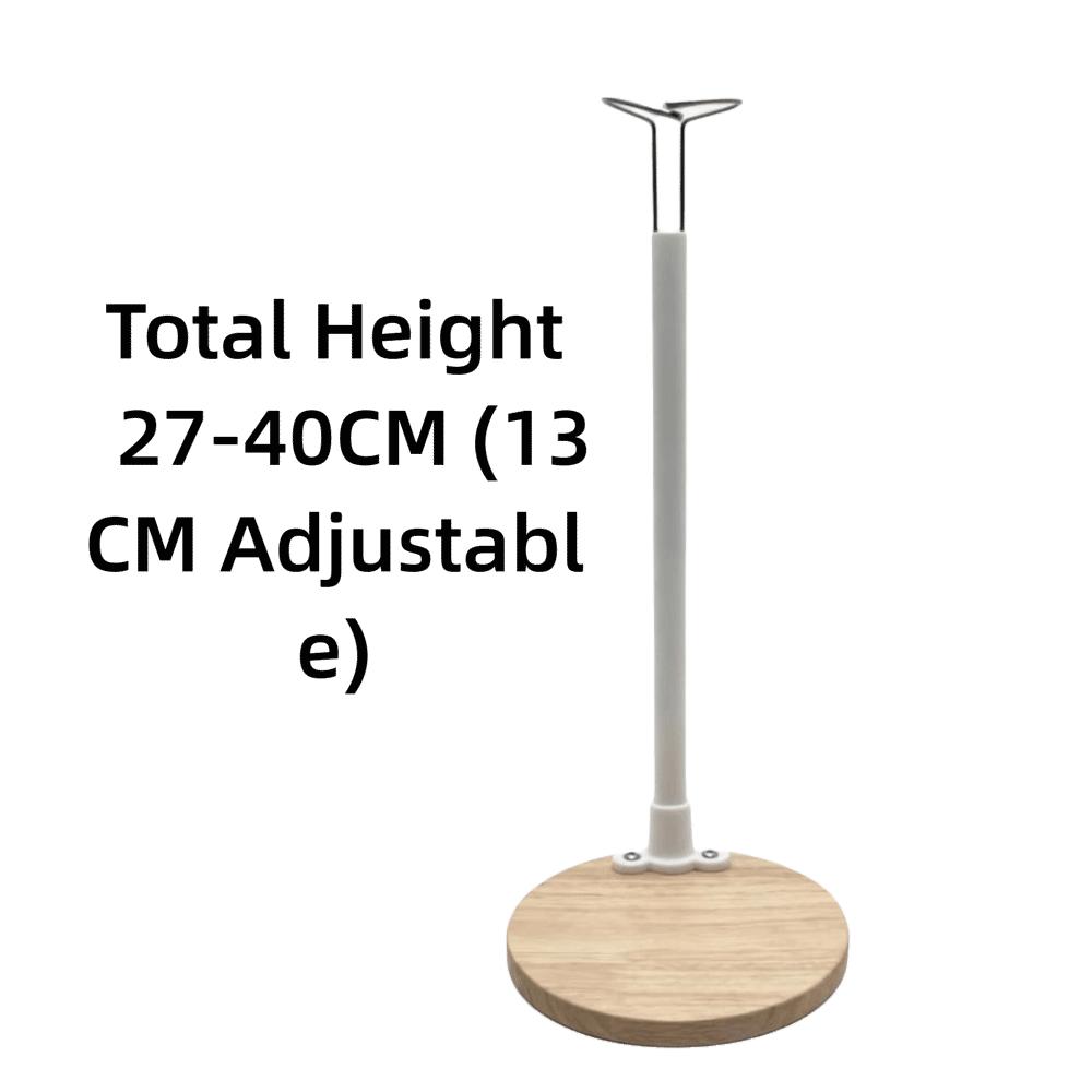 Metal Wire Support Doll Support Holder Wooden Base Doll Stand Figure Display Stand Collectibles