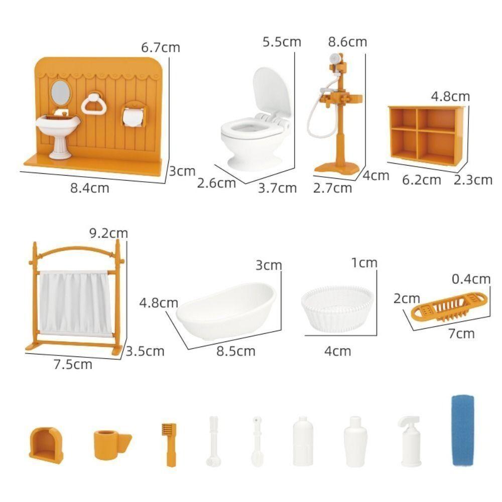 DIY Simulation Furniture Multi Style Micro Model Cartoon Miniature Furniture  Kids