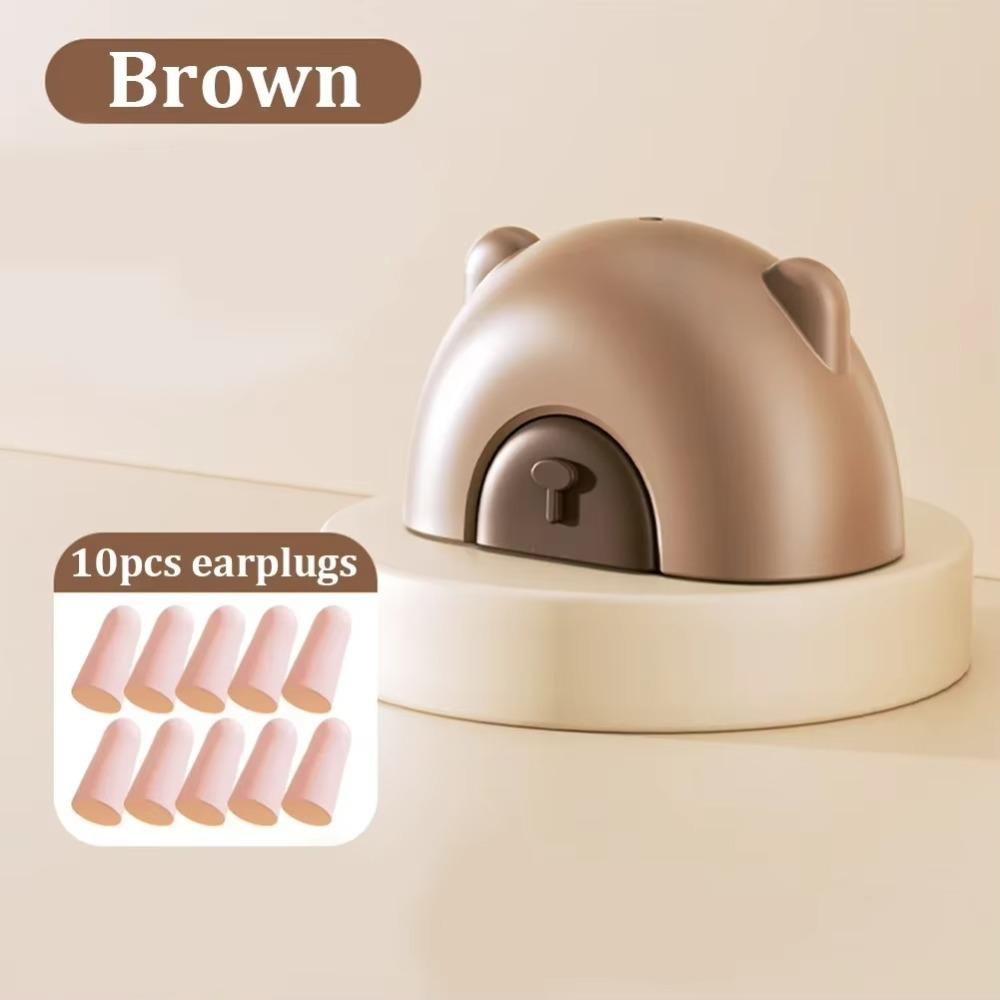 

Мягкие губчатые беруши для сна и работы, медленно восстанавливающиеся, защитные беруши, звукоизолирующие беруши для работы коричневый