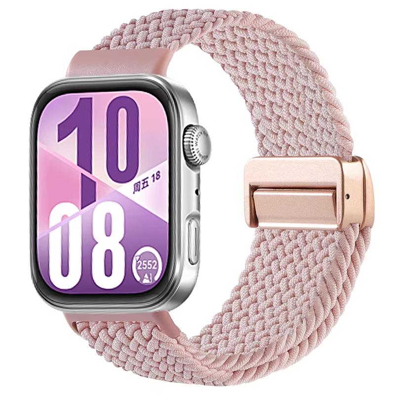 Magnetic band For HUAWEI watch fit 3 4 pro strap Smartwatch Accessories Braided solo loop Bracelet correa huawei watch fit4 band