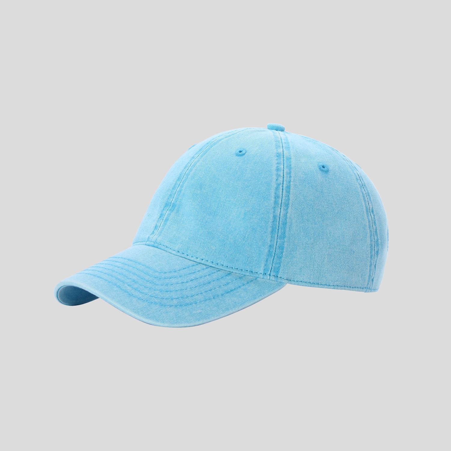 

Популярная выстиранная бейсболка с эффектом снежинки, состаренная шлифовкой, солнцезащитная кепка, мужская и женская повседневная универсальная ковбойская шляпа M（56-58cm）