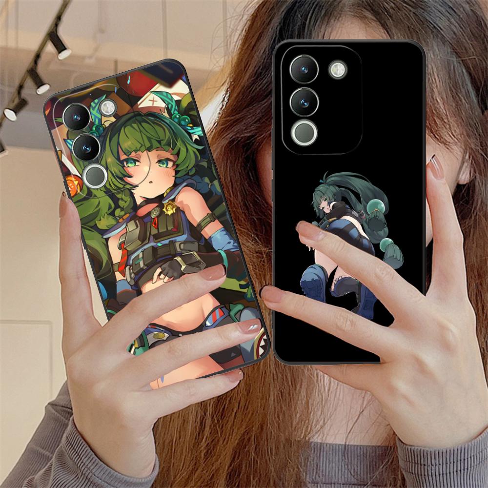 Zenless Zone Zero QingYi Phone Case for VIVO V60 V50 V40 V30 V29 V27 V25 V23 Pro Lite 5G Colorful Printing Cover Cover Luxury