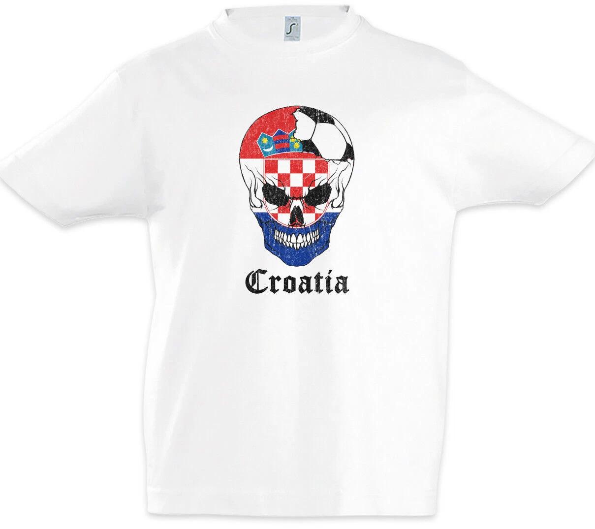 Croatia Football Comet Kids Boys kids boys T-Shirt Croatian Flag Football Croatia 120