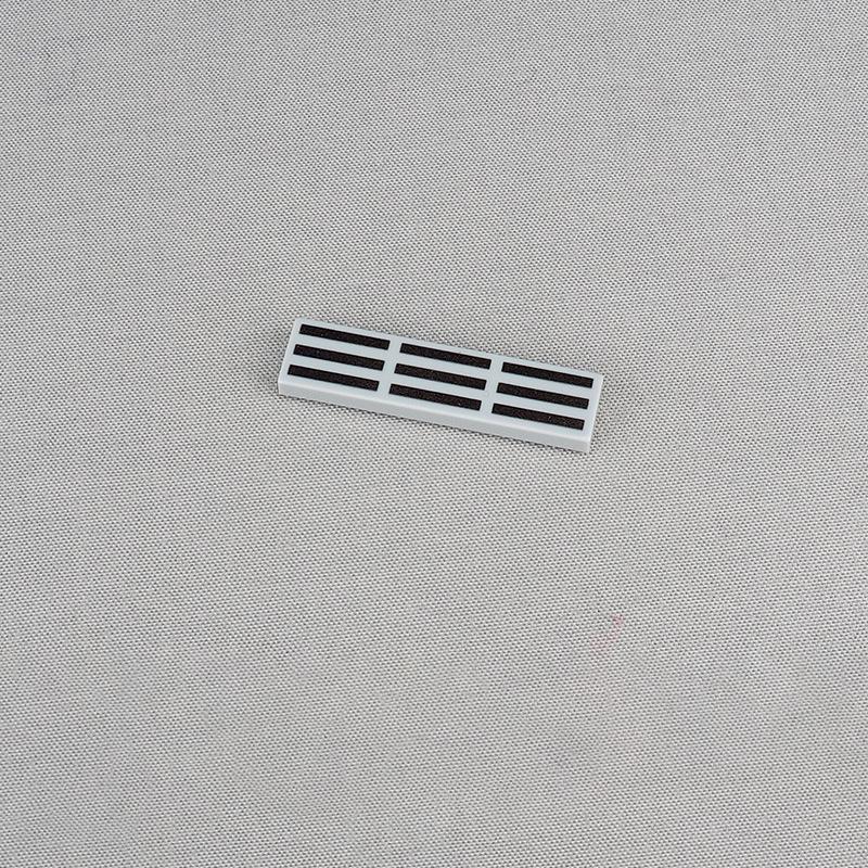 

Non-Toxic Moc 10Pcs Printed 2431 Black Grid Line Pattern Building Block Kit 2431Pb House Castle Particle Idea Toy Children Birthday Gifts