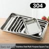 SUS304 Stainless Steel Rectangular Perforated Food Pan
