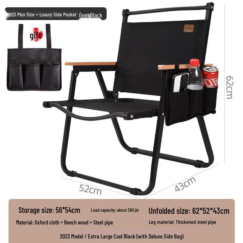 Kermit Outdoor Folding Chair: Camping, Fishing, and Beach Stool