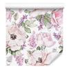 Wallpaper Roses Purple Flowers for Living Room and Bedroom 50x1000