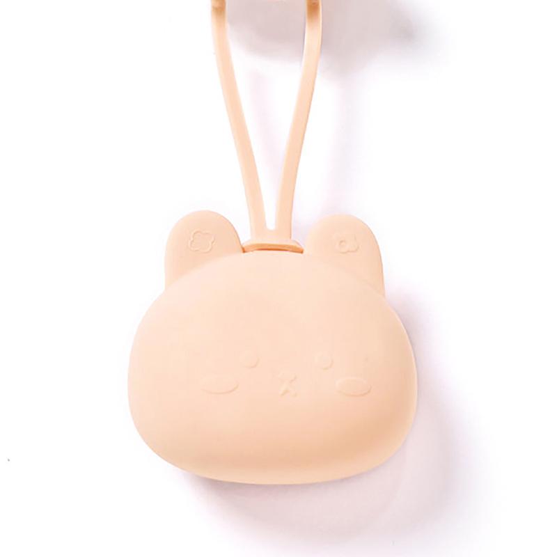 1 Adet Emzik Saklama Kutusu Bebek Silikon Emzik Tutucu Konteyner Kutusu Bebek Taşınabilir Emzik Emzik Zinciri Silikon Saklama Kutusu