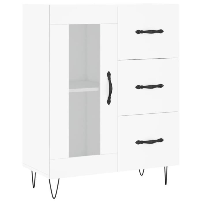 VidaXL Buffet White 69.5x34x90 Cm Engineered Wood 828036