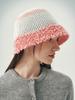 Olinkeompeulliteu Breeze Knit Bucket Hat (Pink)