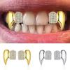 Glossy Finish Teeth Grillz Caps Anti Slip Teeth Jewelry Halloween Fashion Dental Set  Halloween