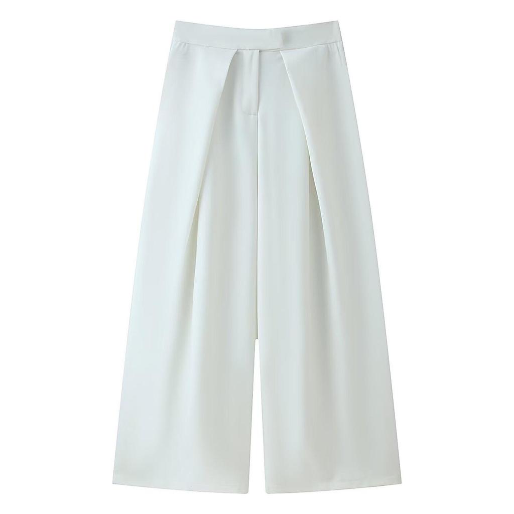 Spring-Autumn Casual Wide-Leg Drape Pants