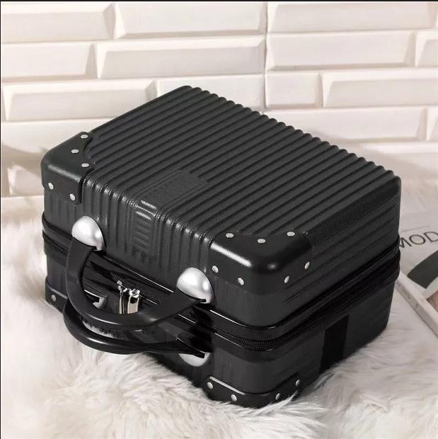 Women's Portable Makeup Tote with Lockable Storage and Carry-On Luggage Option