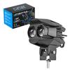 Motorcycle Bright LED Driving Light White+Yellow Light Motorbike External Modified Spotlight