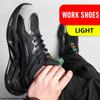 Safety Sneakers Breathable Work Safety Shoes For Men Women Work Sneakers Composite Toe Anti-Smash Protective Shoes Lightweight