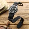 WatchGecko Ridge Military Nylon Watch Band Stylish and Durable Black 22mm - -