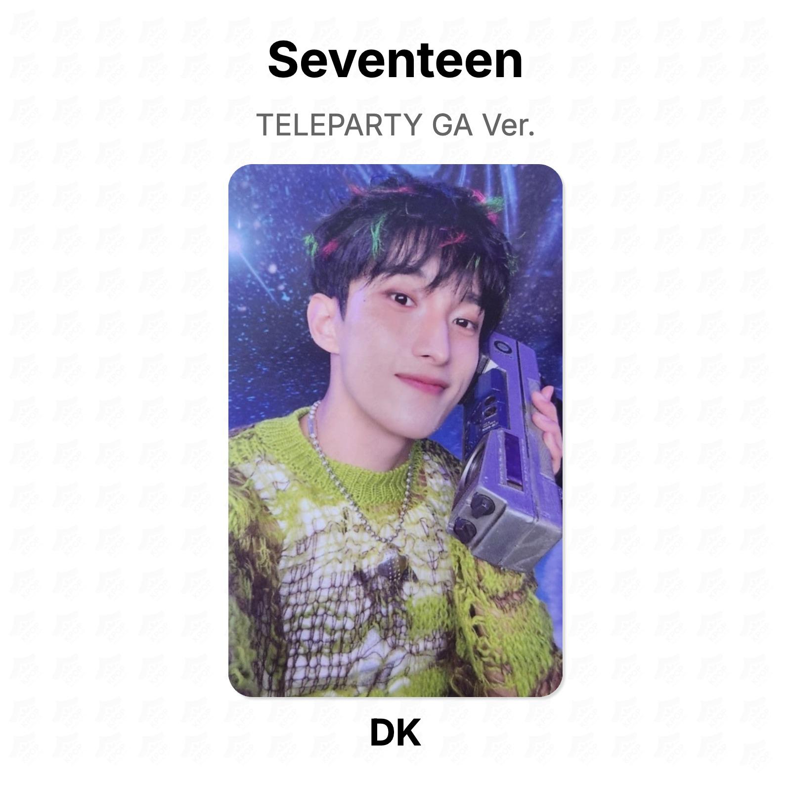 Seventeen TELEPARTY GA Ver. Official Photocard DK