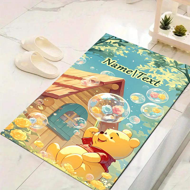 Custom 1Pc Piglet'S Heartfelt Adventure Rug Office Carpet Indoor Outdoor Entrance Doormat Nonslip Soft And Comfortable Living Room D916345