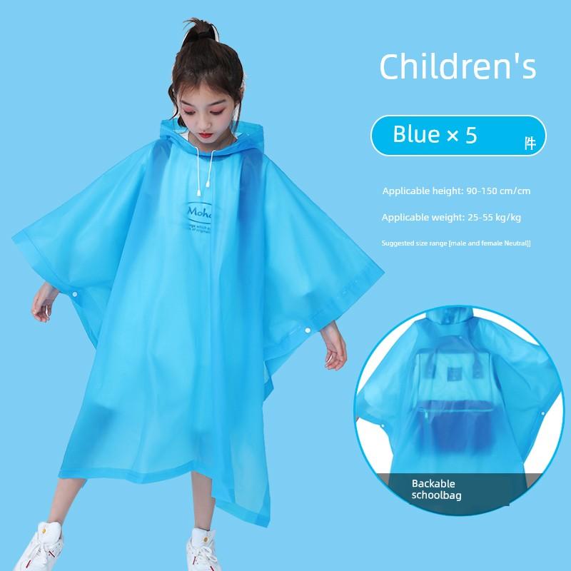 Thickened Disposable Portable Card Kids Raincoat
