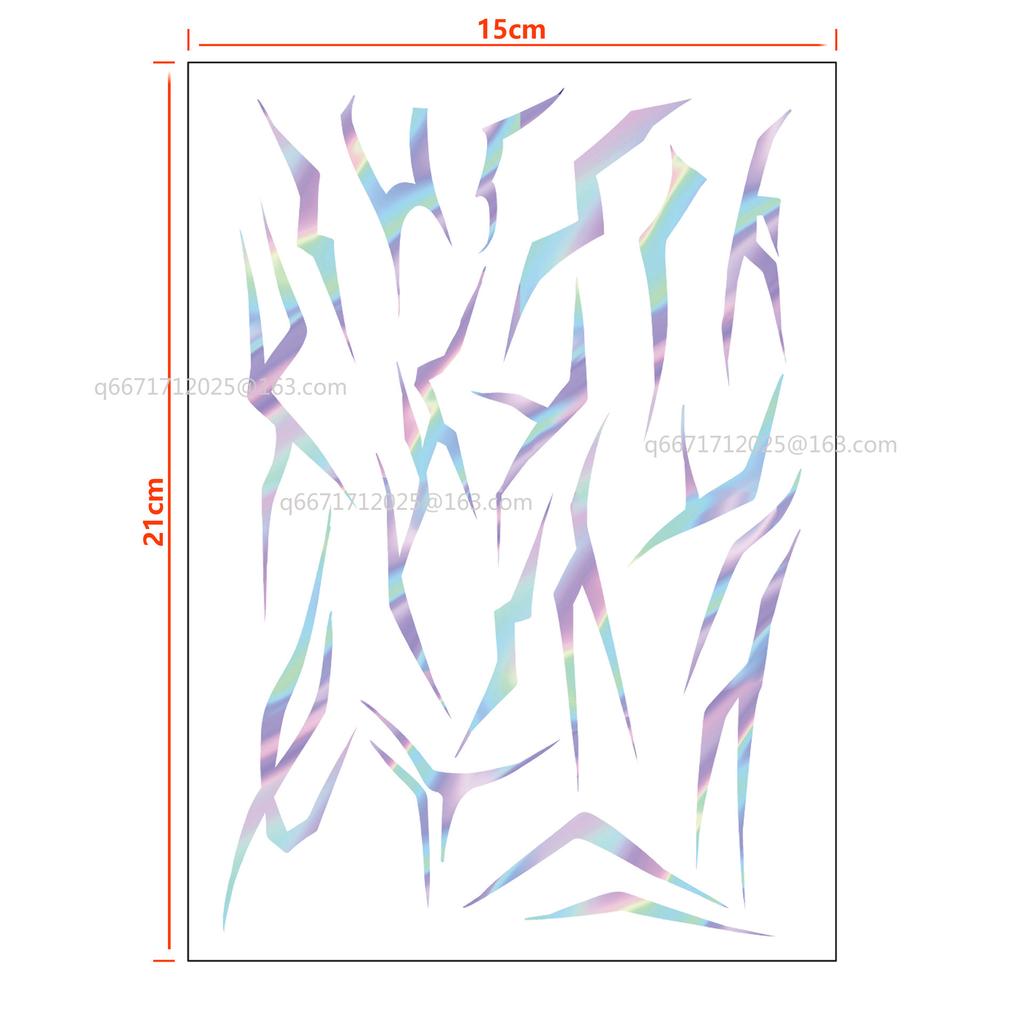 4 SZT. Figurka Anime KPop Rumi Kang Rekwizyt Cosplay Naklejka Tatuaż Rumi Naklejka Tatuaż Demoniczna Naklejka na Rekwizyty na Imprezę Hallowmas