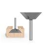 1 Stück Schwalbenschwanzverbindung Bodenreinigung Fräser 8 mm Schaft Holzbearbeitung Gravur Sauber Bit Fräser für Holz