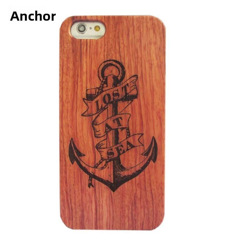 For Iphone 6s And 5s Wooden Case With Nature Designs For Daily Use