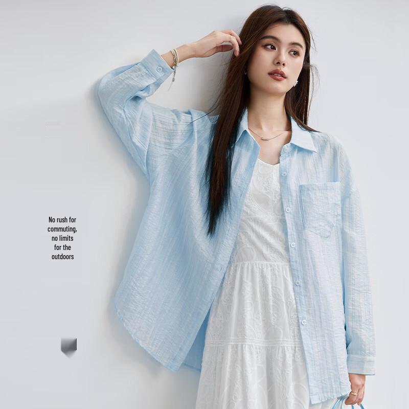 VICTORIA&VERA Women s Lyocell Breathable Long-Sleeve Shirt L