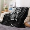 Owl Print Flannel Blanket, High quality Comfortable for All Seasons, Home Decor, Warmth and Comfort, Perfect for Christmas Gifts