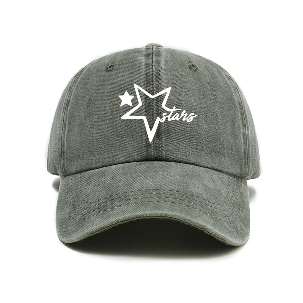 Trendy American-style Printed Peaked Cap, the Same Style for Men and Women, a Must-have Sports Baseball Cap