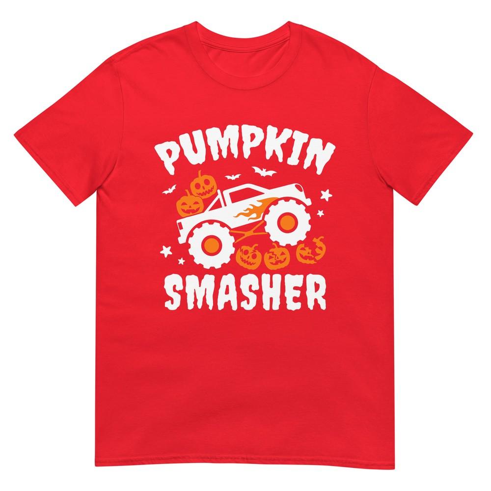 Pumpkin Smasher Toddler Halloween For Monster Truck Lover TShirt