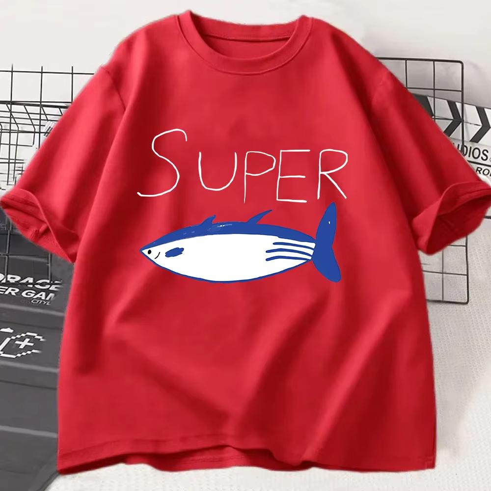 Jin Super Tuna Fish T Shirt Kawaii Retro Fashion Men/women Clothing Harajuku High Quality Tops Clothes Days Gifts Tshirts Tops