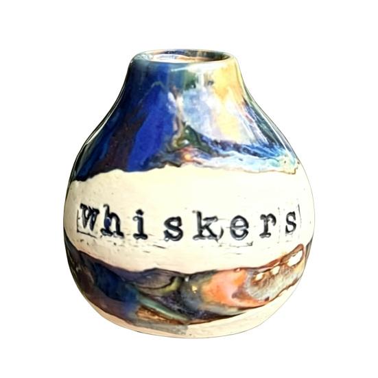 Mini Ceramic Vase for Cat Whiskers Handmade Tiny Flower Vase Miniature Cat Whisker Holder Memorial Gifts for Dogs Cats D