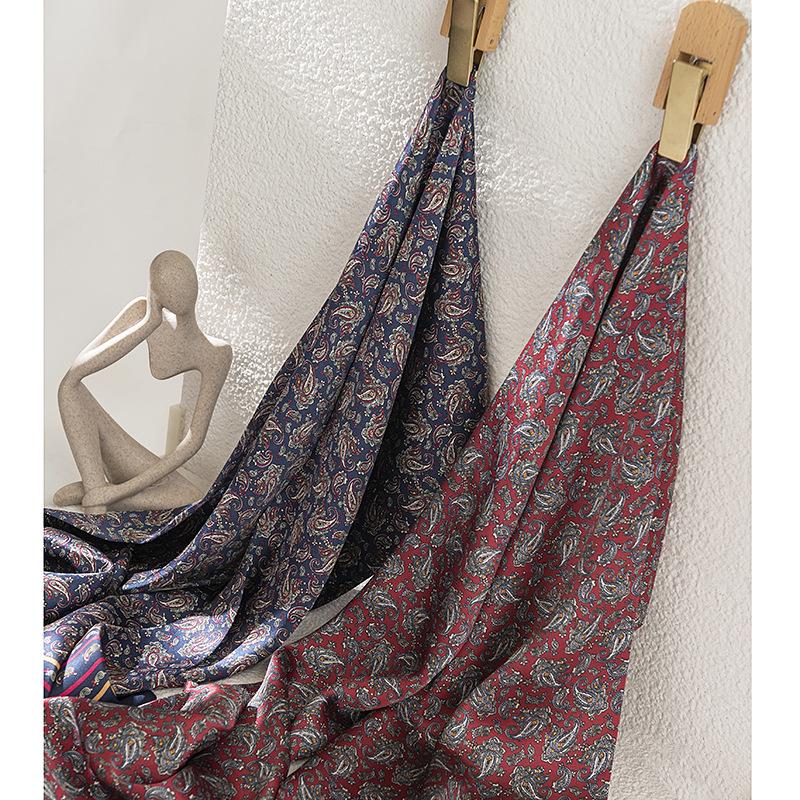 Men's Business Scarf 100% Mulberry Silk Silk Scarf British Style Pattern Fashion Commuter Versatile Scarf Wholesale