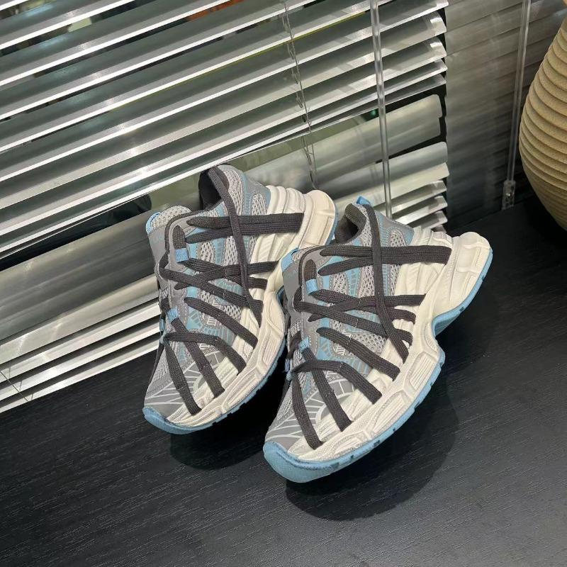 Home Strap Daddy Shoes Women's Shoes Platform Soles Increase Spring New Old Dirty Shoes Casual Sneakers