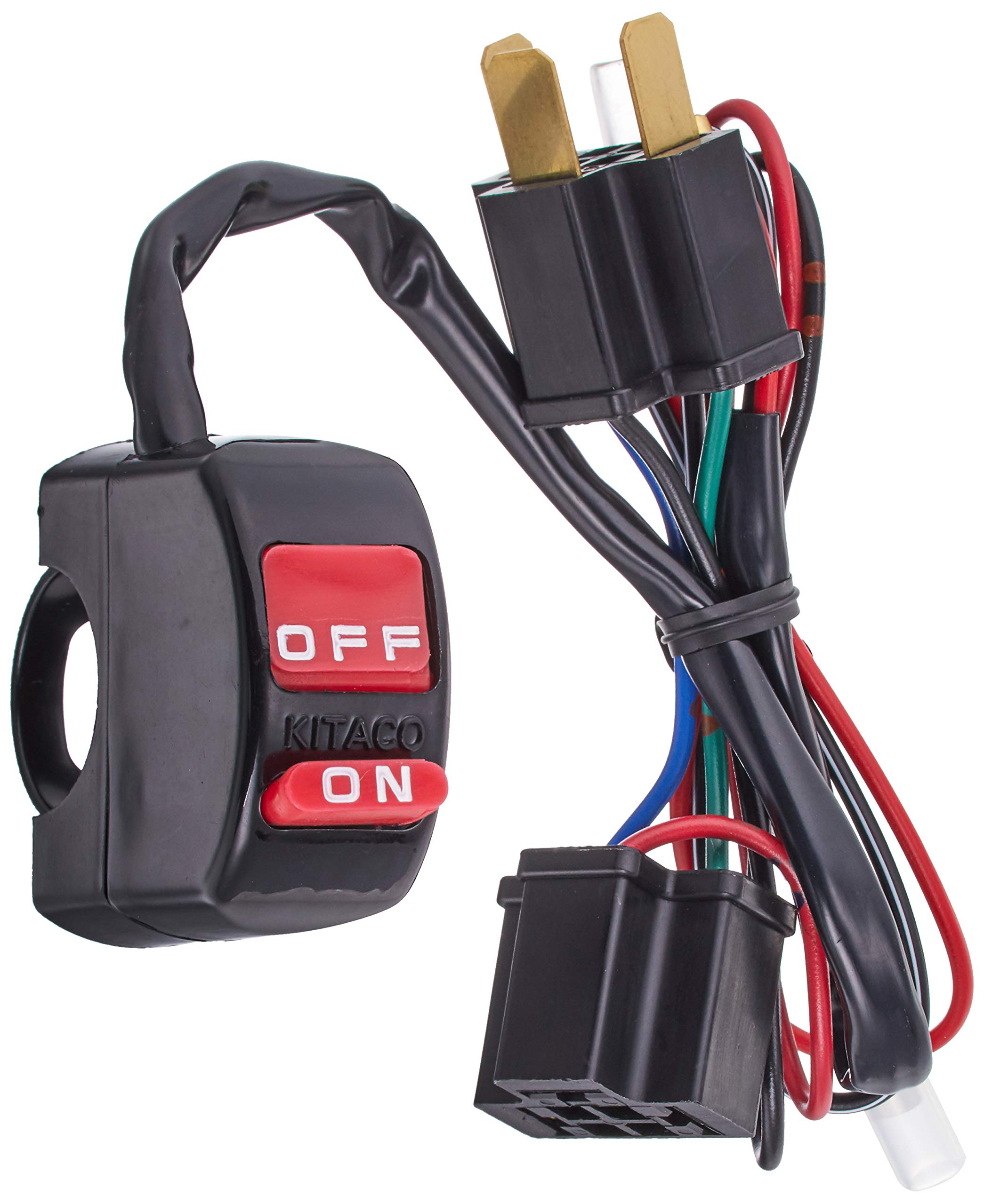 

KITACO Headlight Switch for H4 Headlights ON/OFF Bulbs/Single 755-1000100