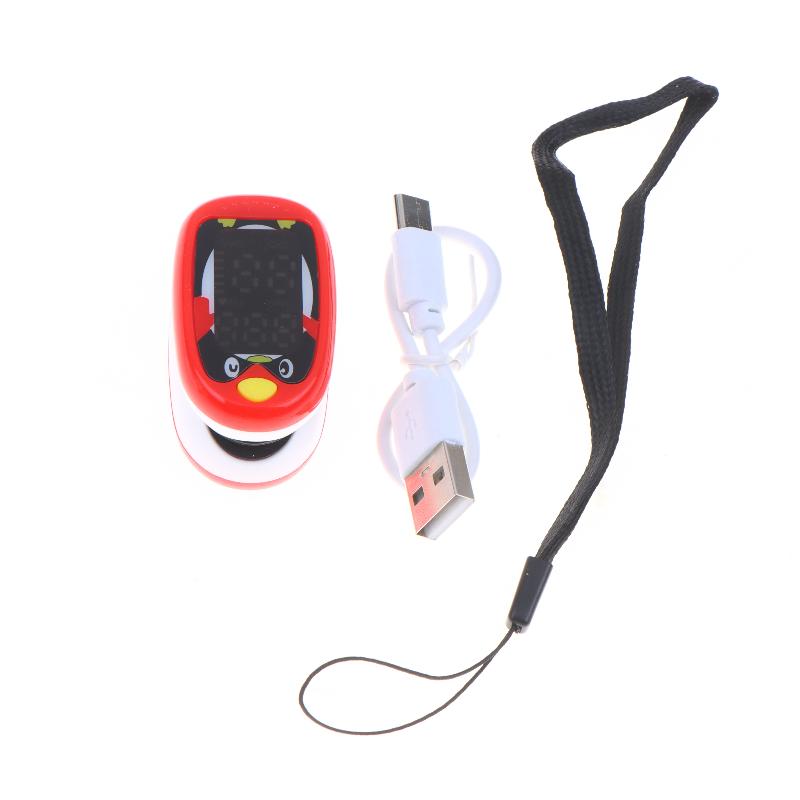 Kids Fingertip Pulse Oximeter Led Display Accurate Fast Reading For Children Health Monitoring Oxygen/Pulse Rate Measurement