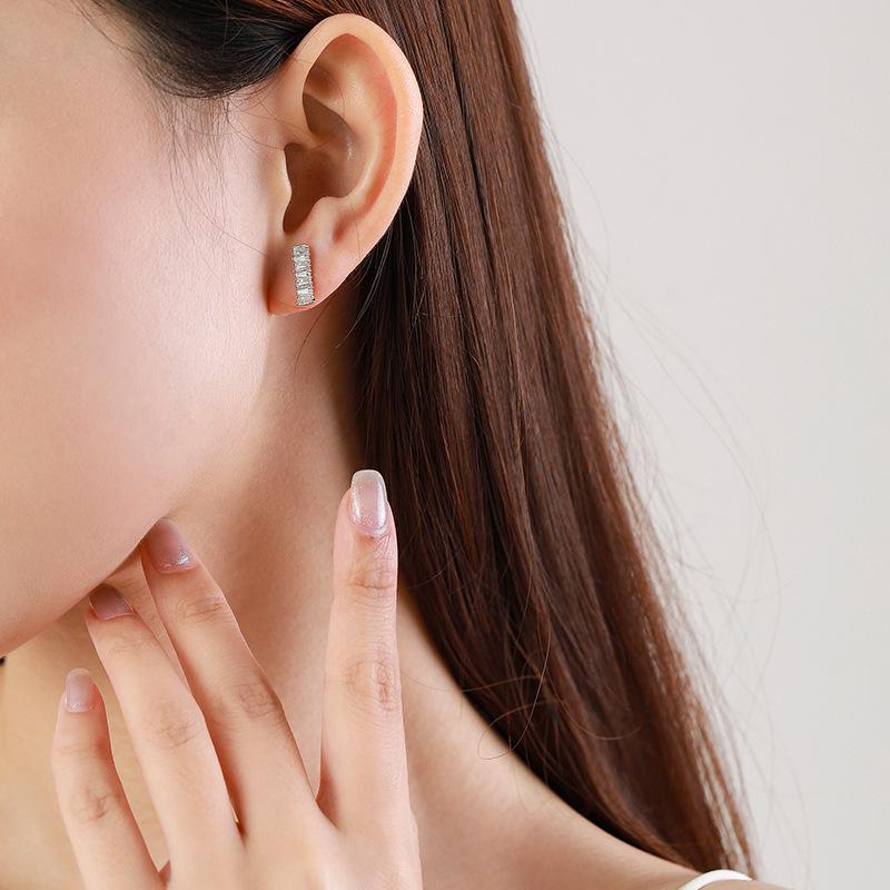 Tancise 925 Sterling Silber Zirkon Ohrringe Tropfen Ohrringe für Frauen Hochzeit Party Geschenke