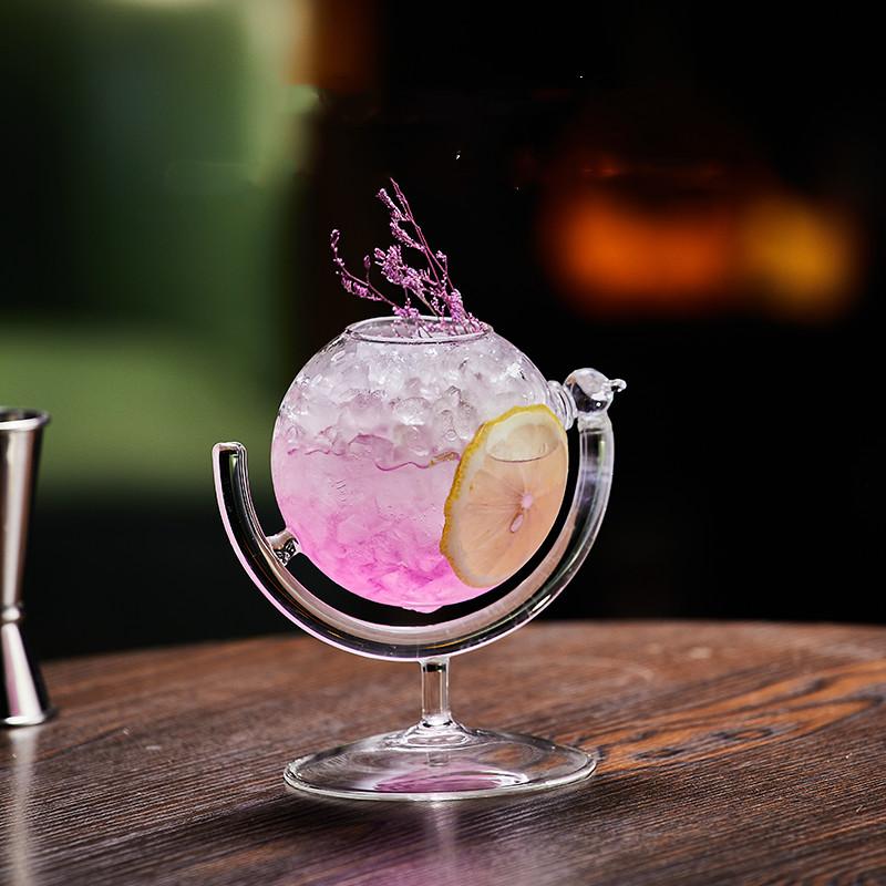 Creatieve Glazen Cocktailbeker Bar Mengbeker Set Martini Champagne Wijnbeker Vogel Lichaam Beer Wereldbol Drankbeker Feest