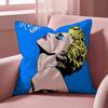 M-Madonna Singer Cushion Cover Multi-Scene Pillow Cover For Home & Car - Reversible, Soft & Durable For Daily Use