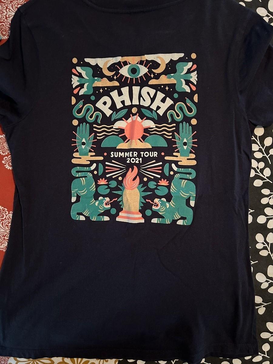 2021 PHISH WOMEN Medium SUMMER TOUR T Shirt NI412 FREE SHIPPING Unisex T-Shirt XXL