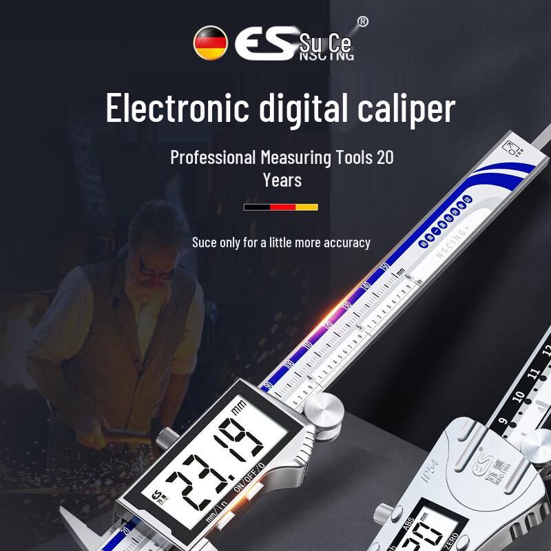 

Sucai 150mm Waterproof Stainless Steel Digital Caliper