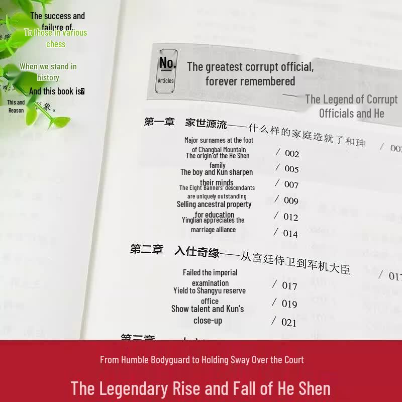 Biographies of Emperor Kangxi and Heshen (2-Book Set)